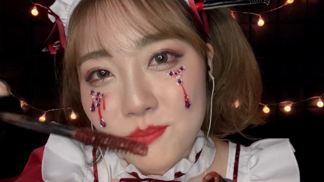 ASMR ハロウィンメイクしてあげる！?｜Halloween Makeup RolePlay смотреть онлайн