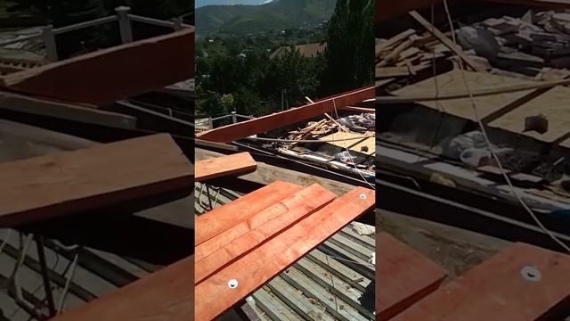 Монтаж стен и покрытий