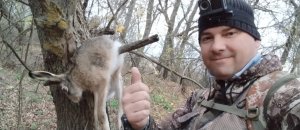 Охота на зайца - удача была на нашей стороне