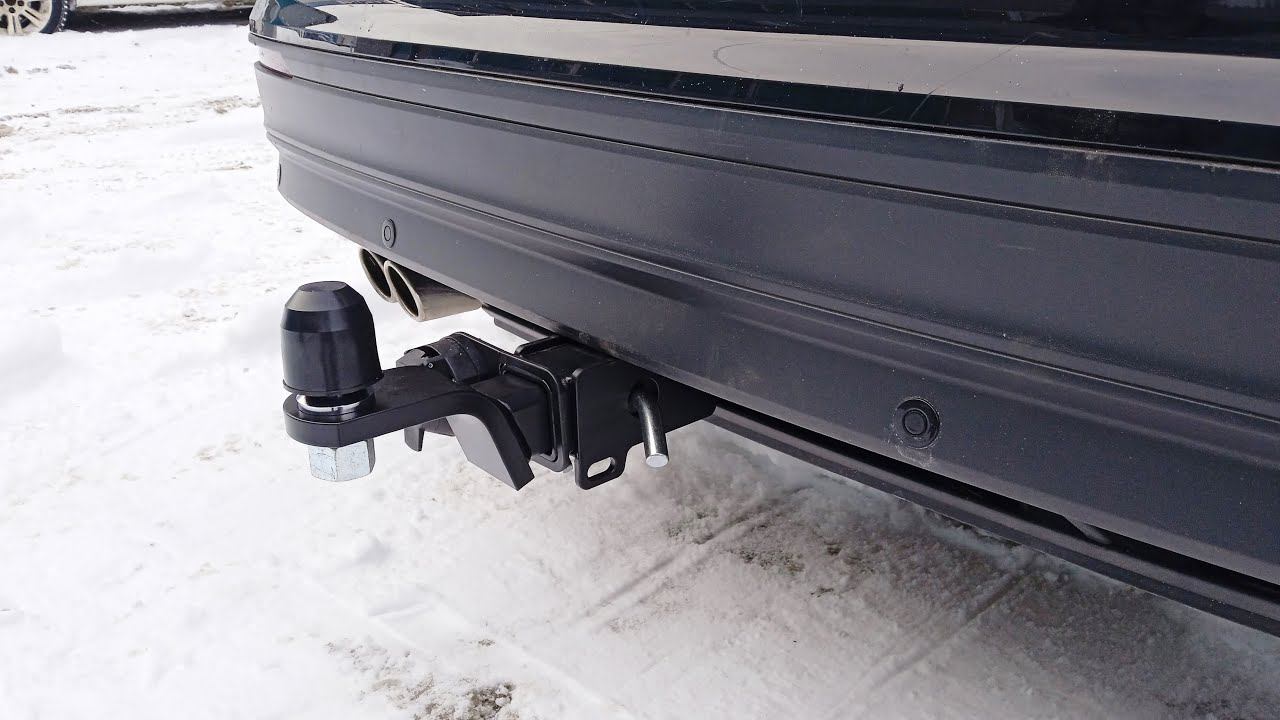 Фаркоп на Volkswagen Tiguan II с 2016 г.в. / Skoda Karoq, Kodiaq шар под квадрат.