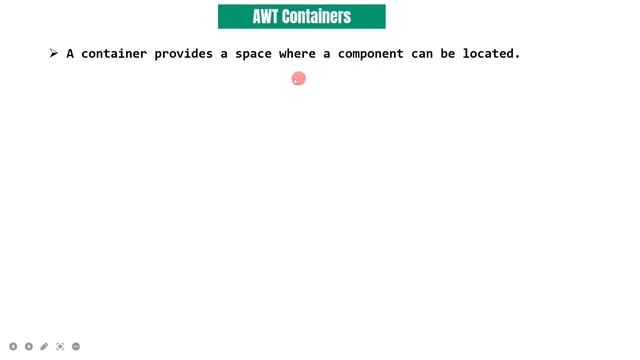 awt containers | what are awt containers | definition of awt containers | explain awt containers смотреть онлайн