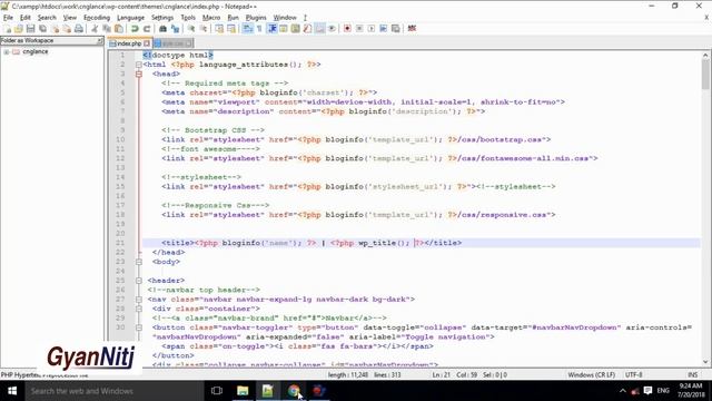 Bootstrap to WordPress Theme Development Part - 2 | How to Develop Header and footer in WordPress смотреть онлайн
