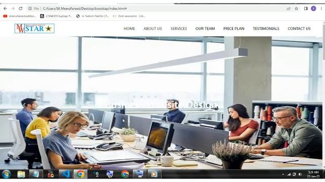 How to Make a Business Website Using HTML,CSS , Bootstrap step by step you can learn Here Code Free смотреть онлайн