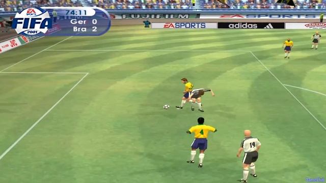 FIFA 2001 - World Cup Final - Germany VS Brazil Gameplay смотреть онлайн