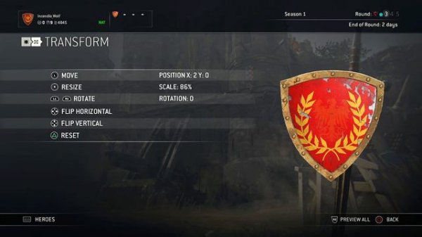 For Honor: Roman Flag Emblem Tutorial