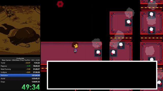Undertale NG+ Glitchless Speedrun (Soulless Pacifist) [1:31.21] смотреть онлайн