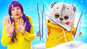 Приключения Кота Дымка – Дымок наелся сосулек – Видео для детей про мягкие игрушки