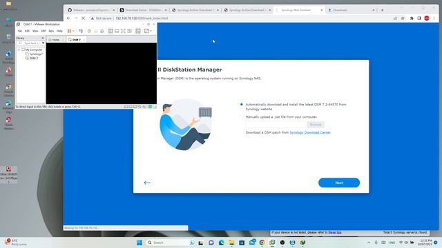How To Install DSM 7.2 on VMware Workstation | Step by Step | Windows 11 смотреть онлайн