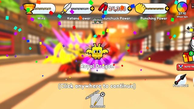 YOU CAN'T GET THE SHADOW SAMURAI HAT In Ninja Fighting Simulator смотреть онлайн