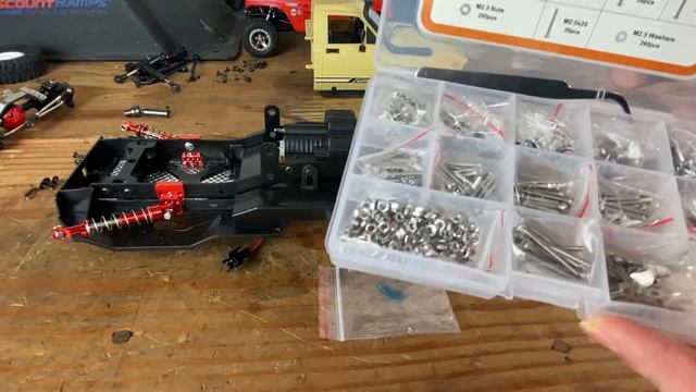 WPL C14 Upgrades Part 2 - Shock And Link Upgrade