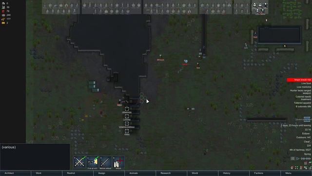 Raid cycle - 5 Bases :P | Rimworld B18 Day 1581 No Mods Rough Phoebe Chillax смотреть онлайн