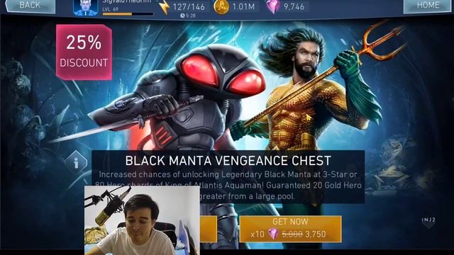 Hunt For Black Manta Gone Wrong! Vengeance Chest Opening! Injustice 2 Mobile смотреть онлайн