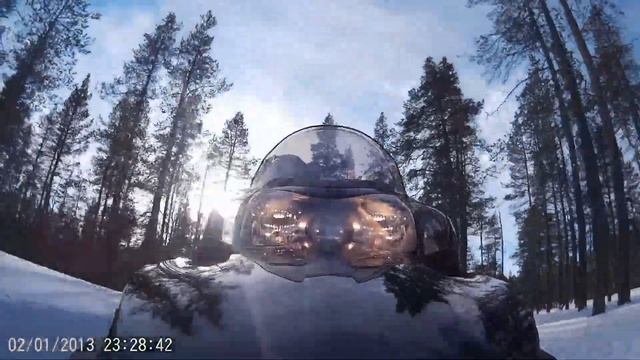 Saariselkä 2015 tracks and snow with polaris iq 600 смотреть онлайн