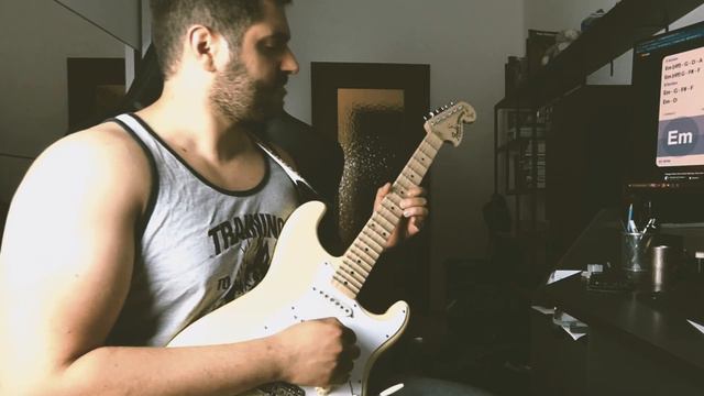 Shredding on a Fender YJM Stratocaster смотреть онлайн