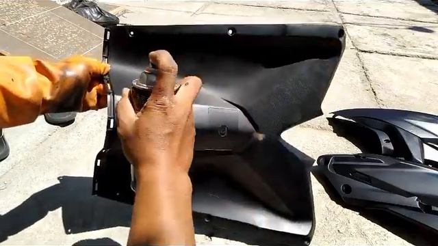 CARA PENGECATAN COVER BODY KASAR MOTOR PAKAI SAMURAI PAINT FLAT BLACK DOFF смотреть онлайн