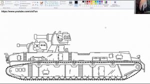Как Нарисовать Танк  МЕГА Кв-6 для мультики про танки