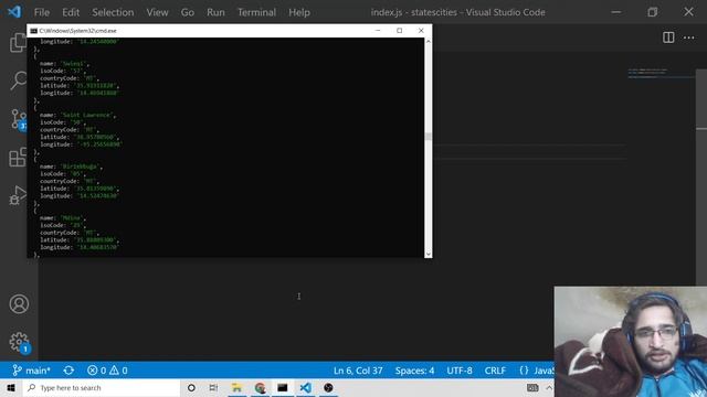 Node.js Project to Get All Countries,States & Cities List in World in Command Line in Javascript смотреть онлайн