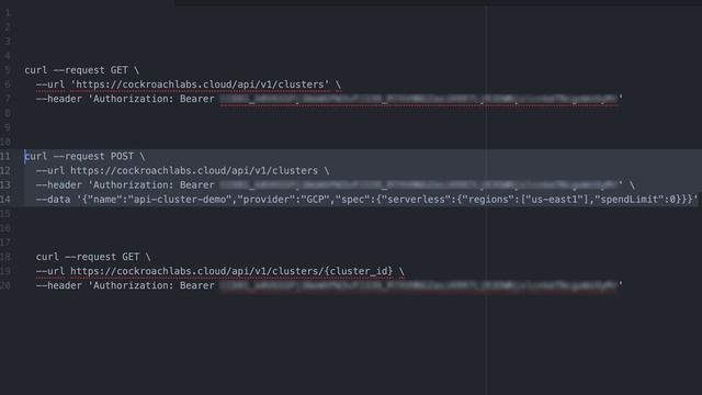 Getting Started with the CockroachDB Cloud API смотреть онлайн
