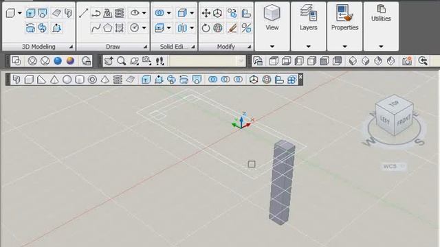 AutoCad - 6-5 رسم منضدة ثلاثية الأبعاد смотреть онлайн