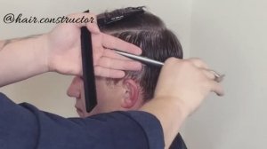 МУЖСКАЯ СТРИЖКА НОЖНИЦАМИ. "ОСНОВЫ ПОСТРОЕНИЯ ФОРМ" Урок 11