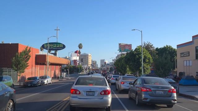 Driving Los Angeles - Bel Air to Downtown LA (Los Santos) / Поездка из Лос-Анджелеса в Бель Эйр смотреть онлайн