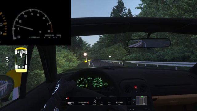 ASSETTO CORSA - НА МИАТЕ ПО АКИНЕ! Mazda MX-5 Miata Akina Touge Run (Cut version) - Run for Fun :) смотреть онлайн