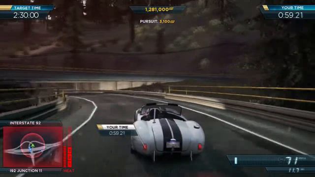 NFS: Most Wanted - Shelby COBRA 427 The Fugitive Ambush Police Chase [NFS01] смотреть онлайн