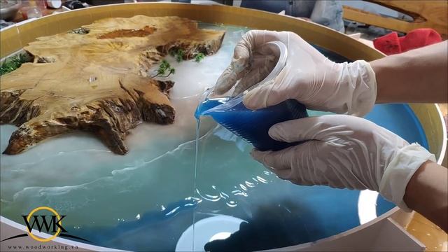 How To Make An OCEAN TABLE With Epoxy And Wood - Amazing Table Of Ocean Epoxy – Epoxy Resin Art