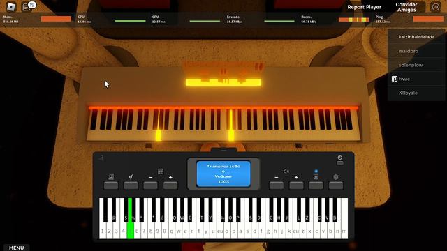 Undertale His Theme Roblox piano-medium (BR+SHEETS) смотреть онлайн