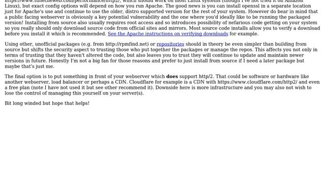 DevOps & SysAdmins: Supporting Http2 on Amazon Linux with Apache with OpenSSL 1.0.1 (3 Solutions!!) смотреть онлайн