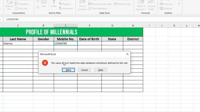 Data Validation in Excel in Hindi: Best Complete Guide 2020 - Create Drop Down List in Excel #Excel смотреть онлайн