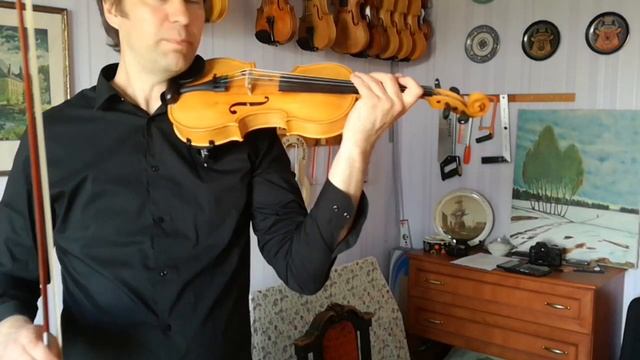 Упражнения на скрипке для начинающих Ч. 3/8: играем по открытым струнам смотреть онлайн