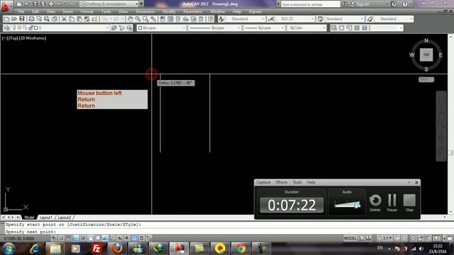 เริ่มต้นการใช้คำสั่งเขียนแบบ Draw Tools смотреть онлайн