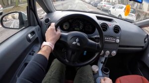 2005 Mitsubishi Colt [1.3 I 16V CZ3 95HP] |0-100| POV Test Drive #1105 Joe Black