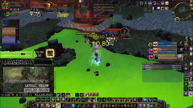Maldiva Solos A Resto Shaman 2v3 - Wow 6.2.3 Affliction Warlock PvP смотреть онлайн