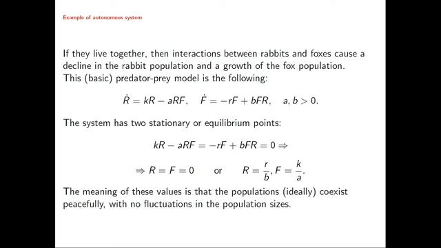 Part 6: Real life example of autonomous system - predator-prey model смотреть онлайн