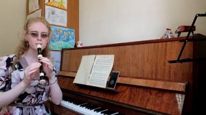 6. КАК ПОД ГОРКОЙ, ПОД ГОРОЙ НА БЛОКФЛЕЙТЕ. Уроки блокфлейты для начинающих