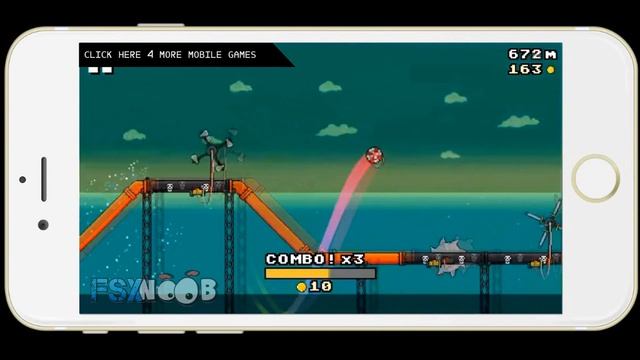 8-BIT WATERSLIDE - iOS Begin Gameplay HD смотреть онлайн