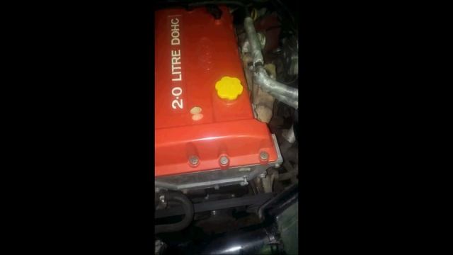 Ford Sierra 2.0i DOHC работа мотора с монеткой смотреть онлайн