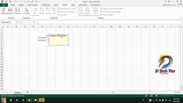 how to Review Tab in Microsoft Excel Part 7 смотреть онлайн