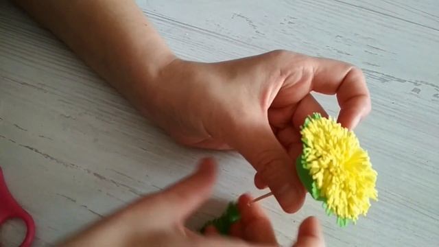 Одуванчик из фоамирана! Цветы из фоамирана ! смотреть онлайн