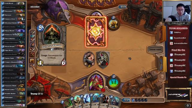 Hearthstone: Trump Cards - 275 - Feeding the Fish - Part 1 (Rogue Arena) смотреть онлайн