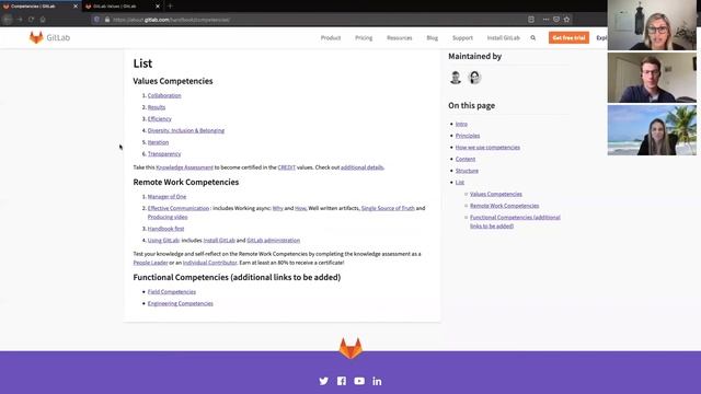 GitLab Competencies and Training смотреть онлайн