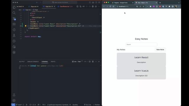 ⚛️ [App Notas] Parte 4 - Mostrando Notas en Pantalla | REACT + TYPESCRIPT + STYLED-COMPONENTS смотреть онлайн