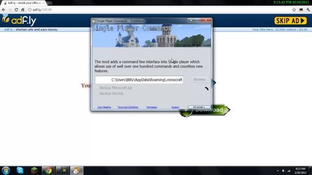 How to Install Single Player Commands 1.4.7 **Windows 7** смотреть онлайн