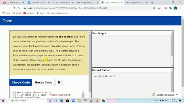 Coursera: Python Data Structures Complete Course solved Week -5 Quiz answers With Assignment смотреть онлайн