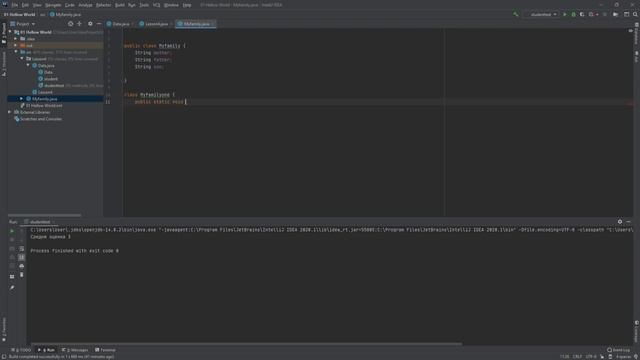 003 Создание объектов Java смотреть онлайн