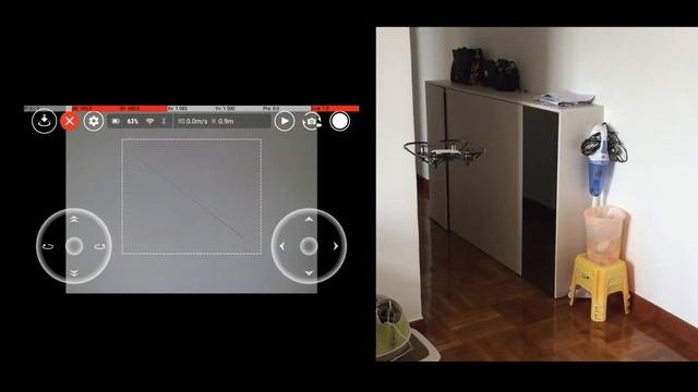 Simulate screen touching to flight Tello automatically смотреть онлайн