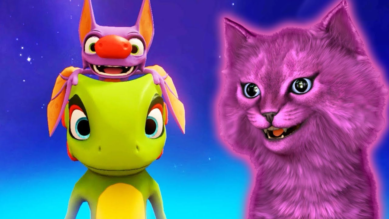 ОЧЕНЬ ВЕСЕЛАЯ ИГРА С ГОВОРЯЩИМ КОТЕНКОМ АБИ ► YOOKA-LAYLEE НА РУССКОМ ◄ #2 игра для детей #107 смотреть онлайн