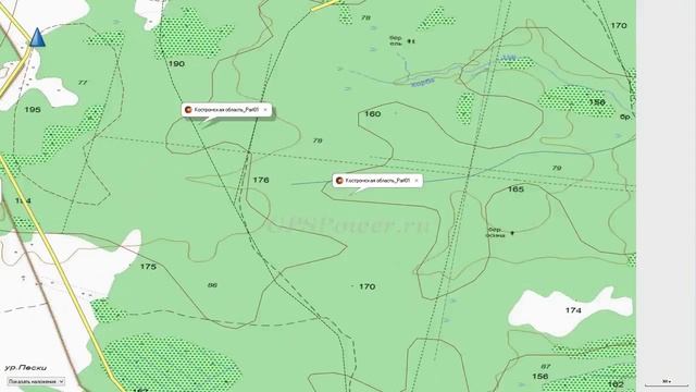 Топографическая карта Костромской области для Garmin смотреть онлайн